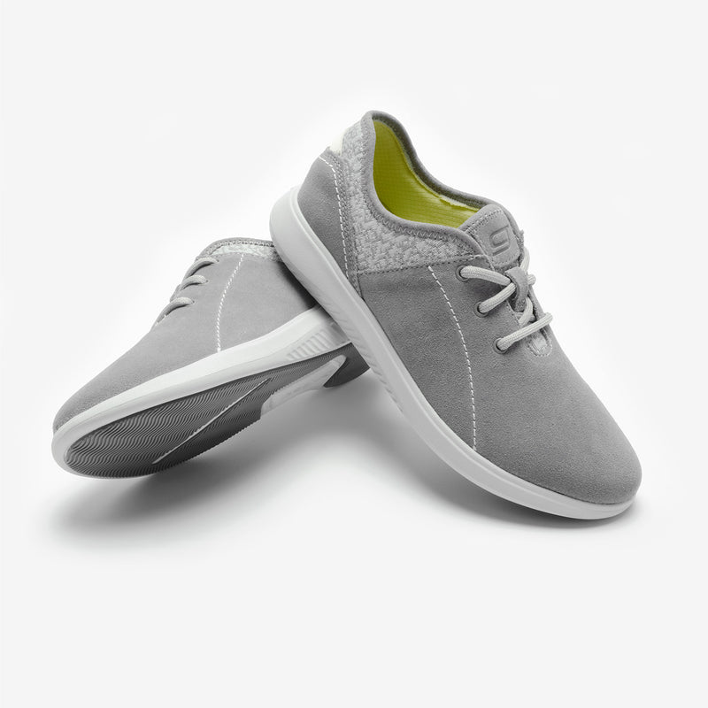 CASSIA Suede & Knit Lace-up